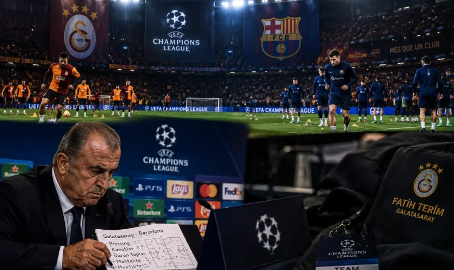 Dev Randevuda Teknik Takip: Fatih Terim Galatasaray-Barcelona Maçında Görevli