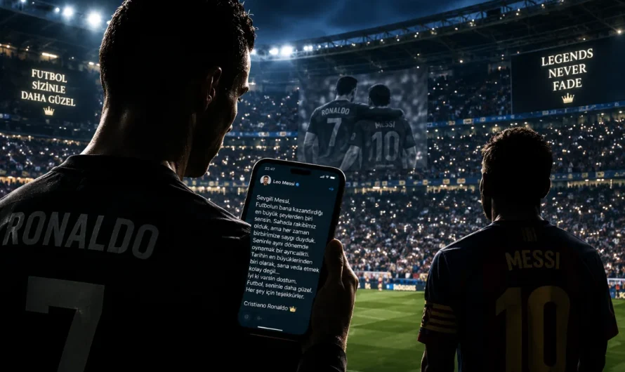 Efsanelerin Buluşması: Ronaldo’dan Milli Takımı Bırakan Messi’ye Tarihi Mesaj