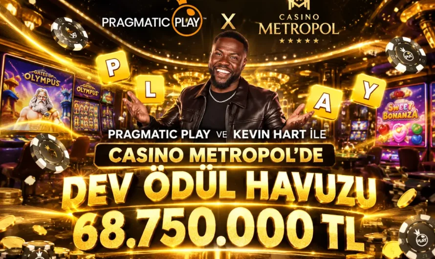 Pragmatic Play ve Kevin Hart ile Casino Metropol’de Dev Ödül Havuzu